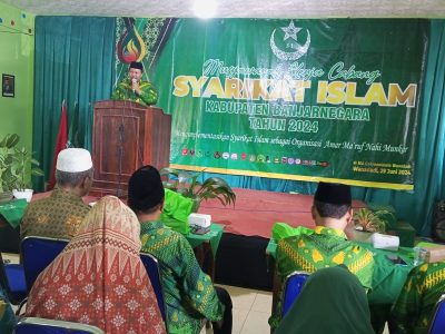 TAATI AMANAH PD/PRT PIMPINAN CABANG SYARIKAT ISLAM BANJARNEGARA GELAR MUSKERCAB